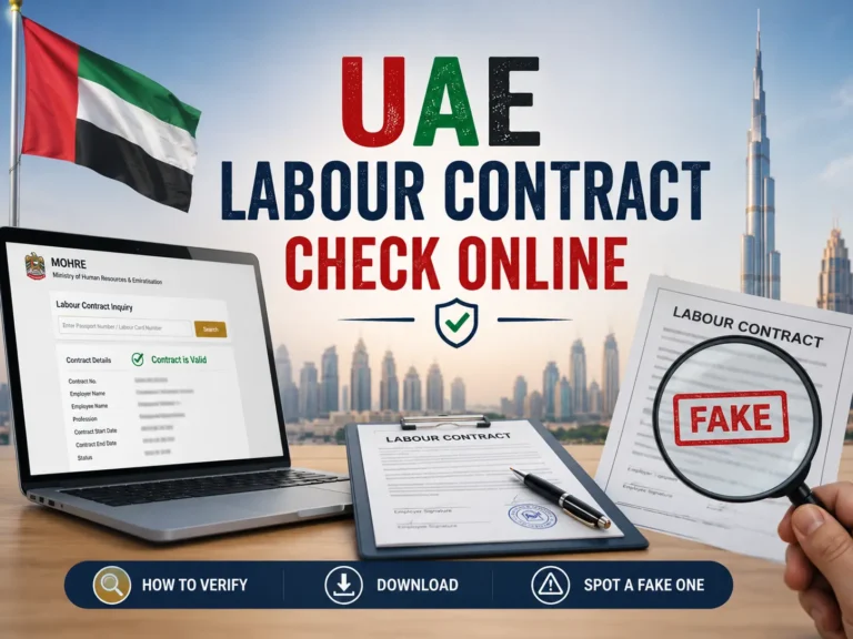 UAE Labour Contract Check Online: How to Verify, Download, and Spot a Fake One