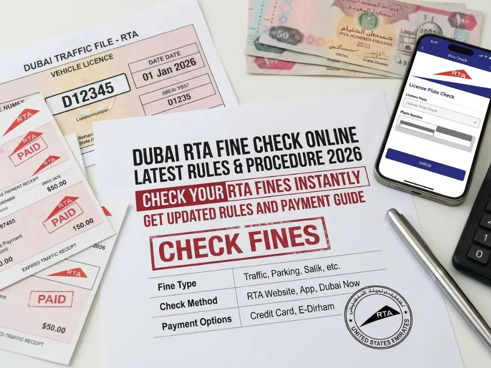 Dubai RTA Fine Check Online 2026: Check Fines easily