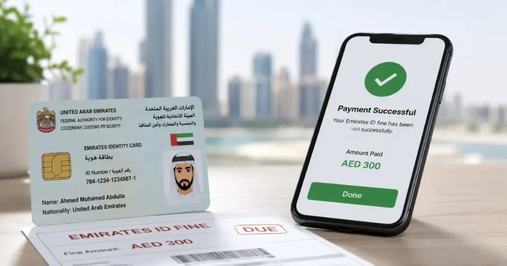 How to Pay Your Emirates ID Fine Online?