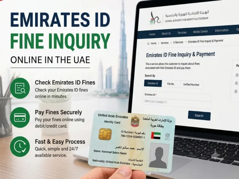 Emirates ID Fine Check Online in the UAE (2026): Check Any Fine by Your ID