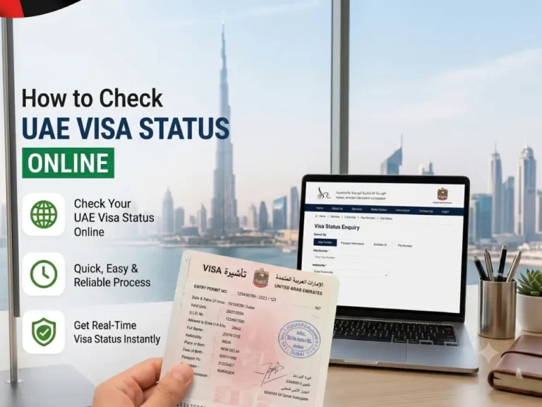 How to Check UAE Visa Status Online (2026): By Passport Number or Application Number