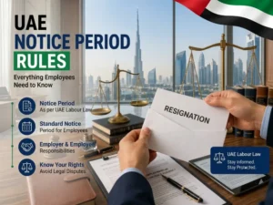 UAE Notice Period Rules (2026): Resignation, Termination, and Calculator