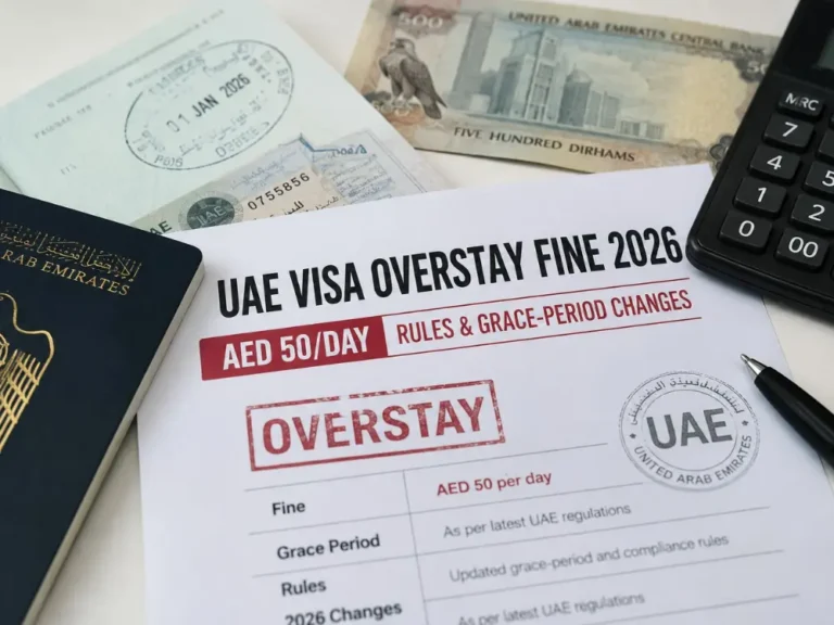 UAE Visa Overstay Fine Check 2026: Check & Calculate Your Fine