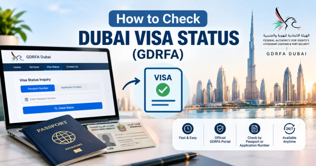 How to Check Dubai Visa Status (GDRFA)?