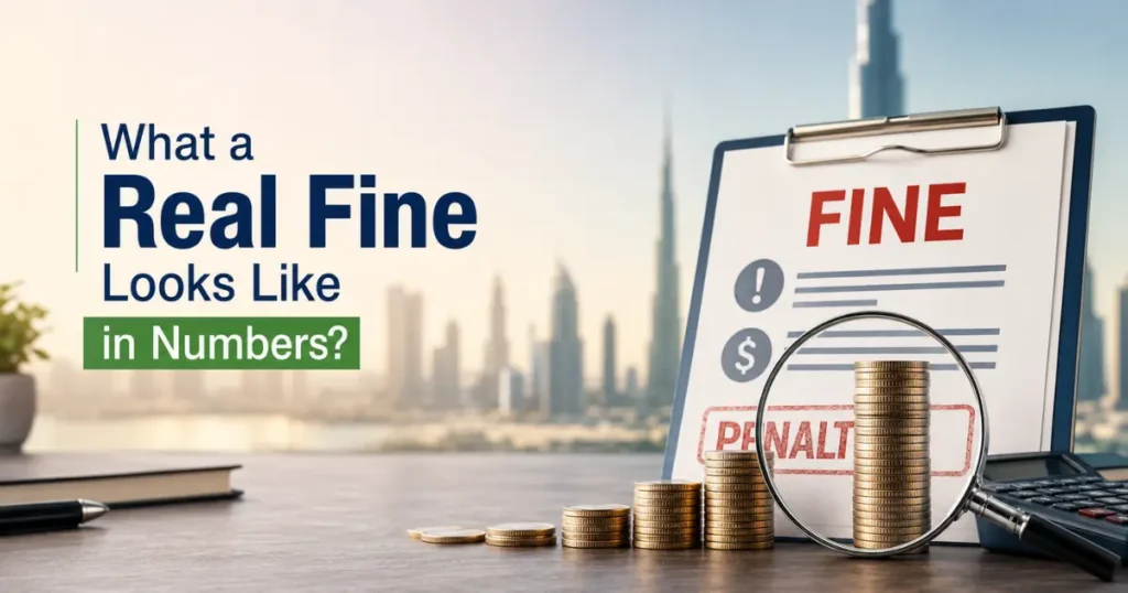What a Real Fine Looks Like in Numbers?