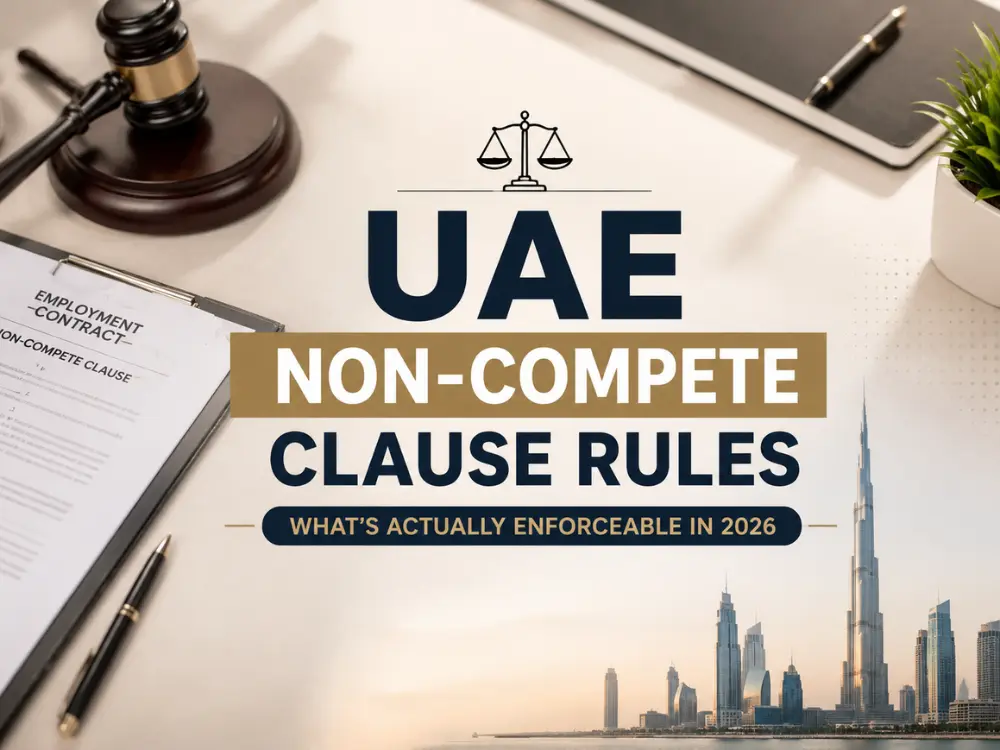 UAE Non-Compete Clause Rules: What’s Actually Enforceable in 2026