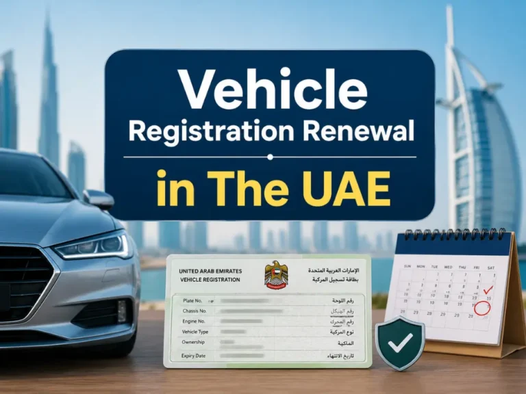 Vehicle Registration Renewal in The UAE: Fees, Grace Period and Process