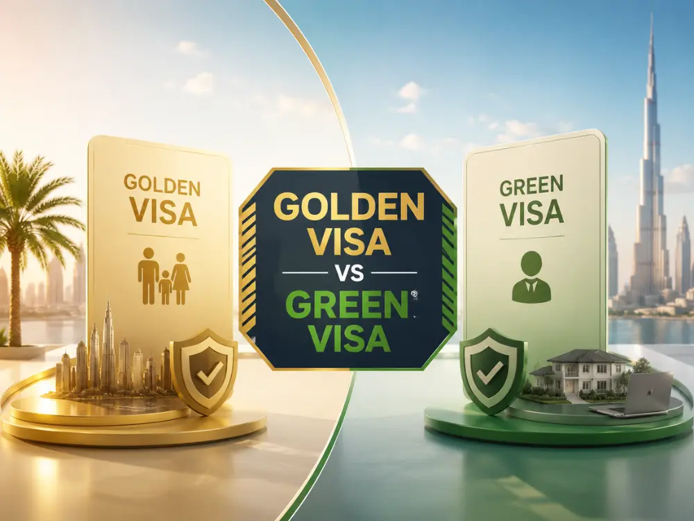 UAE Golden Visa vs Green Visa: Which One Actually Fits You