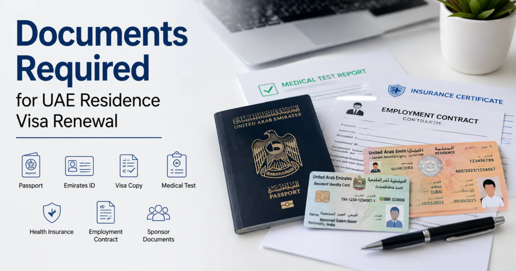 Documents Required for UAE Residence Visa Renewal
