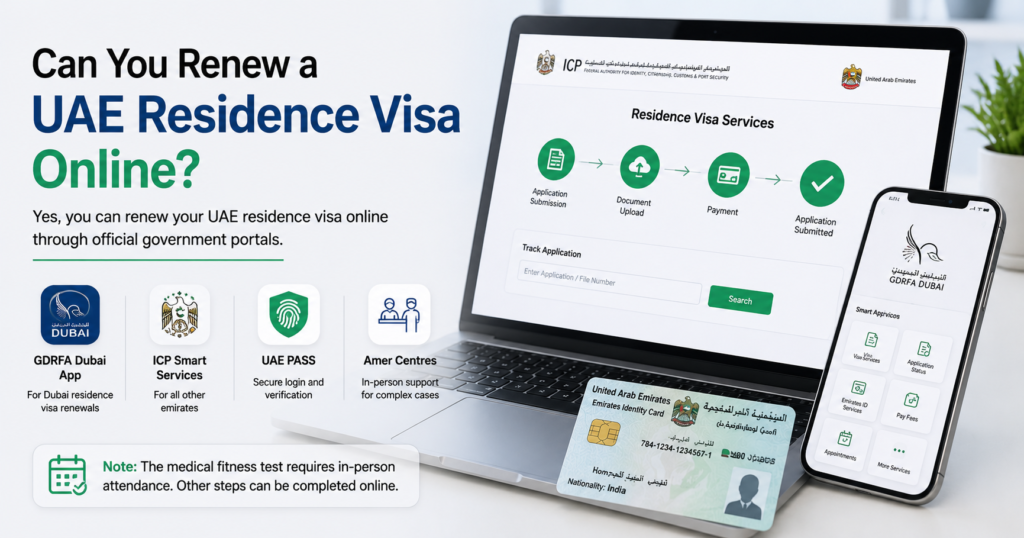 Can You Renew a UAE Residence Visa Online?
