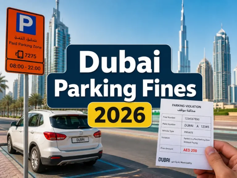 Dubai Parking Fines 2026: Fine Amounts, Check and Dispute Guide