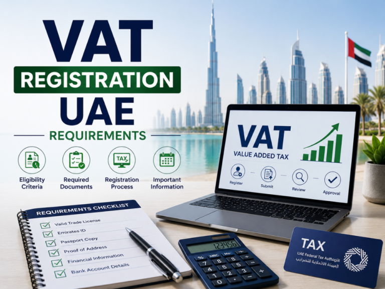 VAT Registration UAE Requirements: Thresholds, Documents and How to Apply