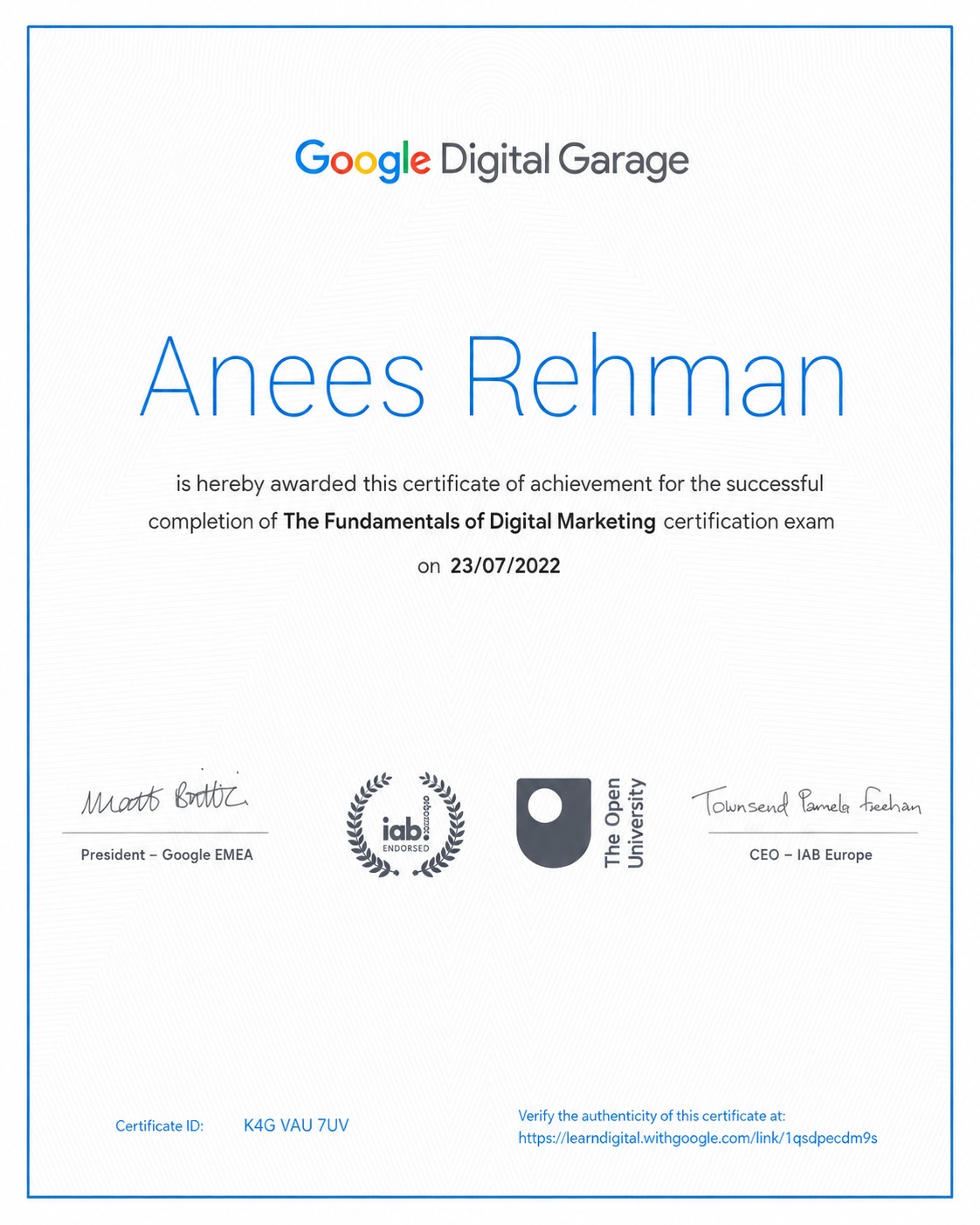 The Fundamentals of Digital Marketing — Google Digital Garage