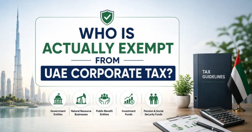 Who Is Actually Exempt From UAE Corporate Tax?