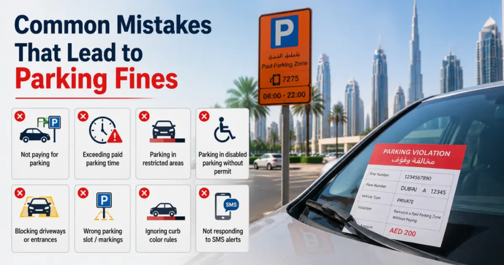Common Mistakes That Lead to Parking Fines