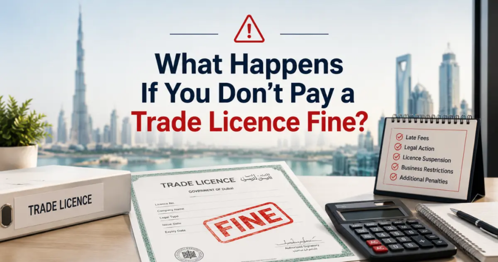 What Happens If You Don't Pay a Trade Licence Fine?