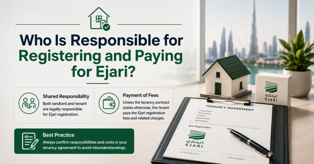Who Is Responsible for Registering and Paying for Ejari?