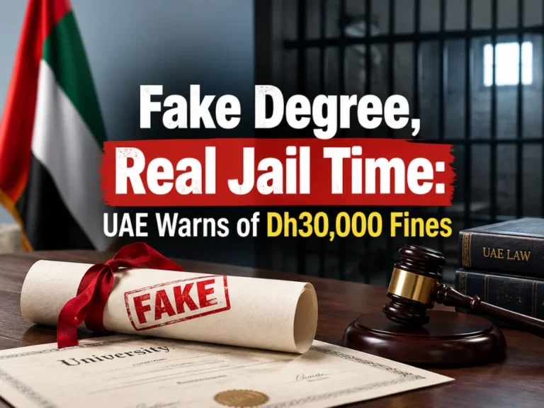 Fake Degree, Real Jail Time: UAE Warns of Dh30,000 Fines