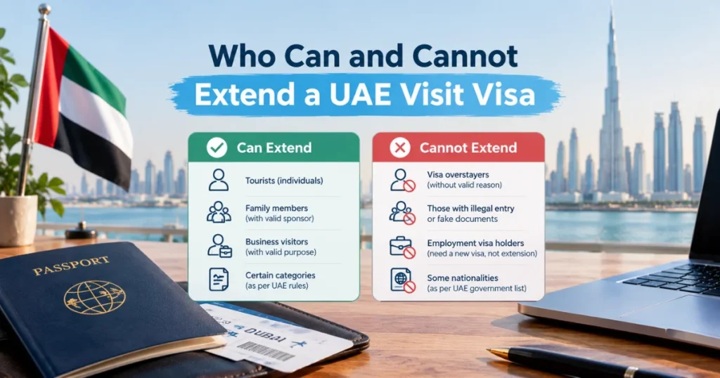 Who Can and Cannot Extend a UAE Visit Visa