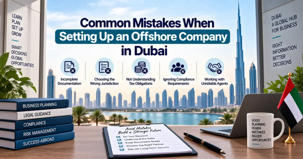 Common Mistakes When Setting Up an Offshore Company in Dubai