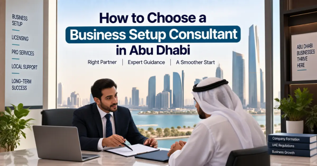How to Choose a Business Setup Consultant in Abu Dhabi
