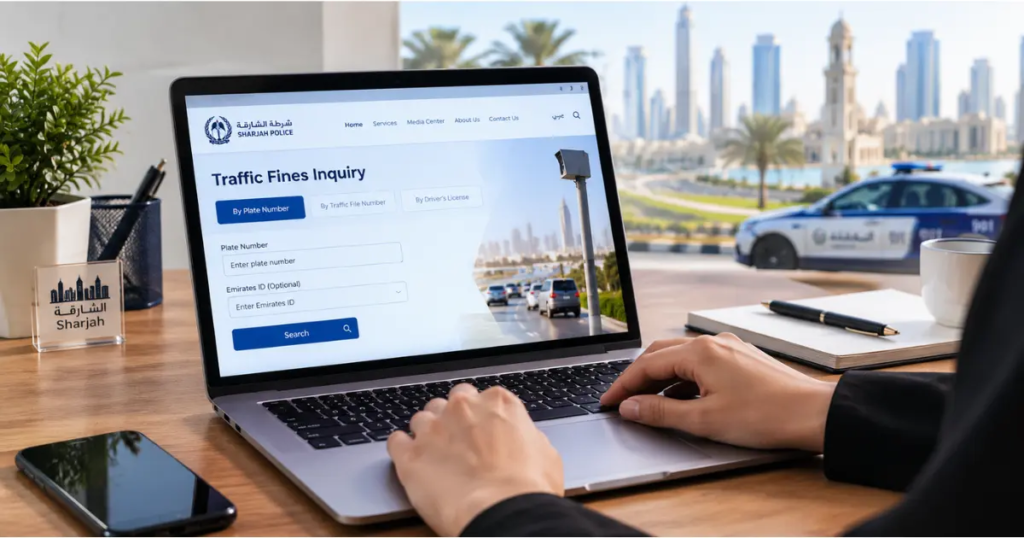 Sharjah Traffic Fines Check