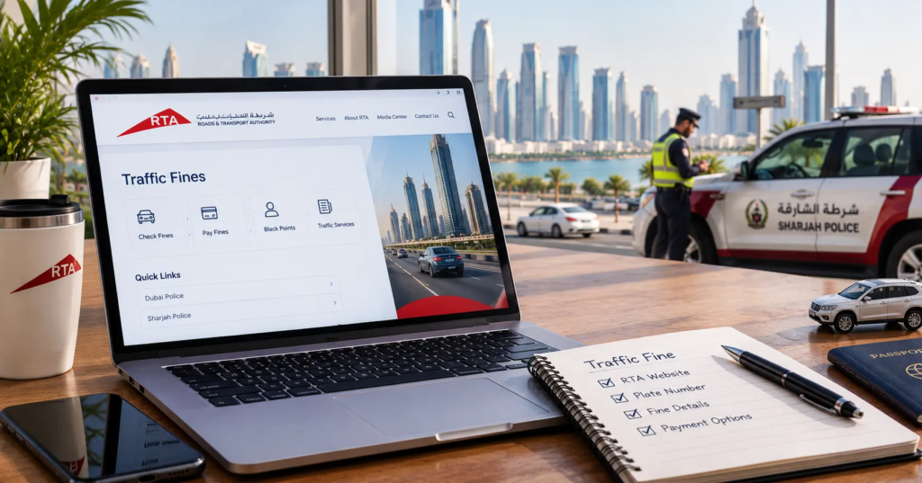 Does RTA Handle Sharjah Traffic Fines?
