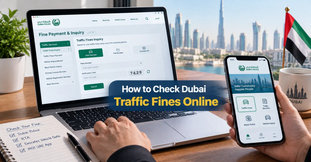 How to Check Dubai Traffic Fines Online