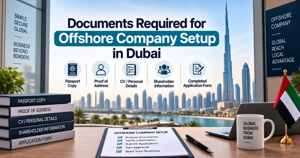 Documents Required for Offshore Company Setup in Dubai