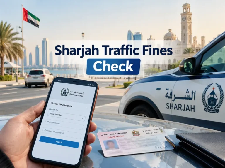 Sharjah Traffic Fines Check: By Plate Number, TC Number and Online (2026 Guide)