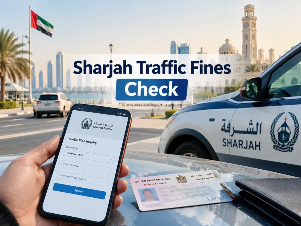Sharjah Traffic Fines Check: By Plate Number, TC Number & Online
