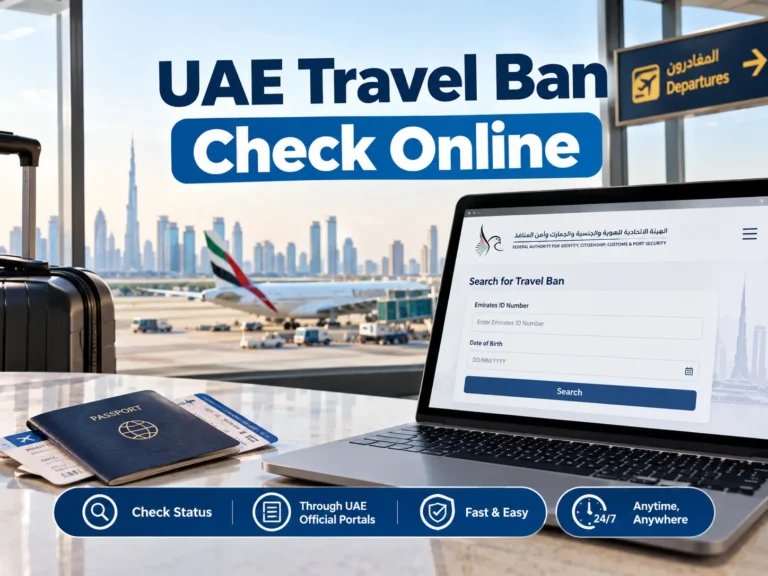 UAE Travel Ban Check Online: Official Steps for Dubai, Abu Dhabi and Other Emirates (2026)