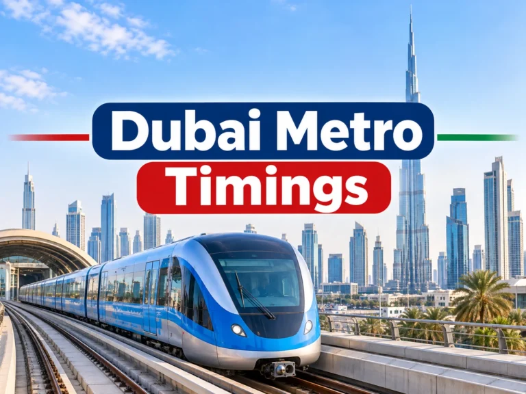 Dubai Metro Timings: Opening Hours for Every Day