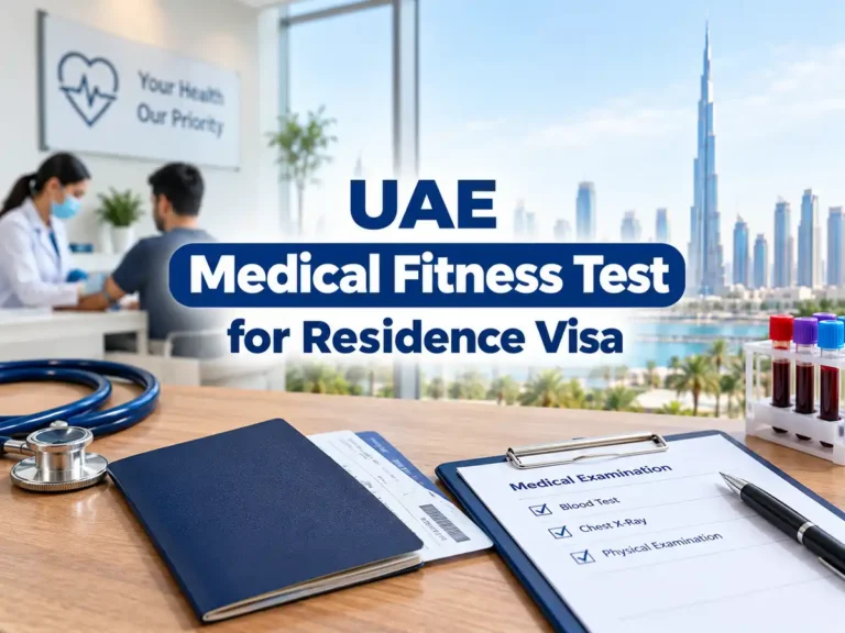 UAE Medical Fitness Test for Residence Visa: Tests, Fees and Results